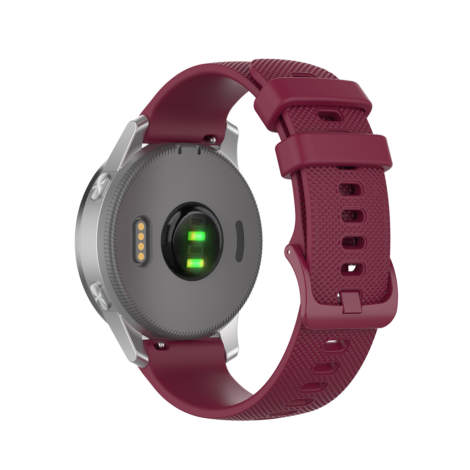 Adecuado para jiaming vivoactive5 pequeña correa de silicona a cuadros Venu3/2/2S/venu3s Huawei textura