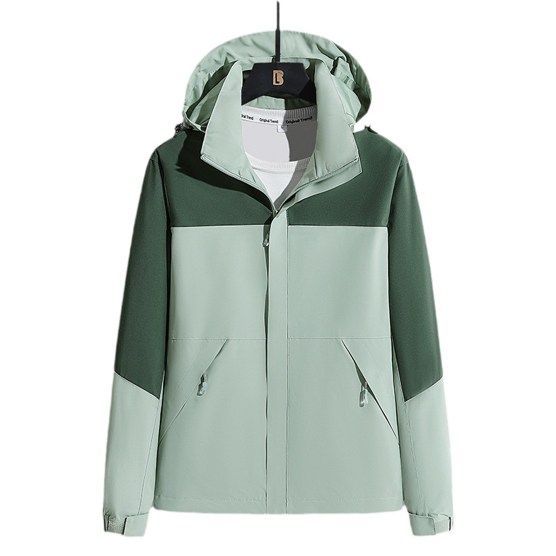 Shake rápido para la versión americana de la chaqueta de asalto para hombres y mujeres parejas abrigo casual otoño y invierno nueva chaqueta con capuz suelta marca de moda para hombres