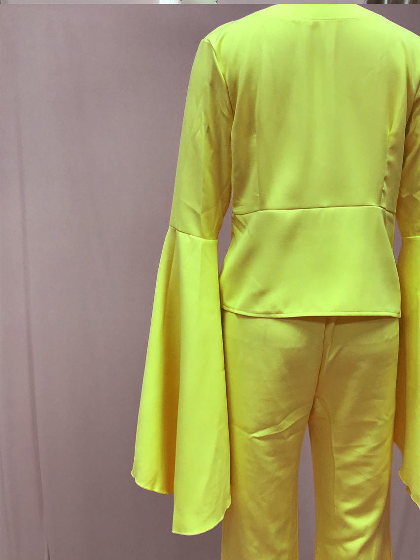 GraceChic 2025 Spring New Goddess Style Elegant Fashion Blazer Jacket High Waist Flared Pants Two-Piece Set For Women_voghion.com