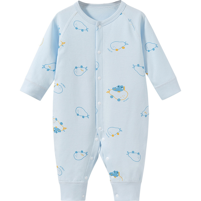 Mono para bebé para primavera, otoño e invierno, pelele de algodón puro para recién nacido, ropa de dormir unisex para bebé, traje cálido para gatear, ropa de bebé.