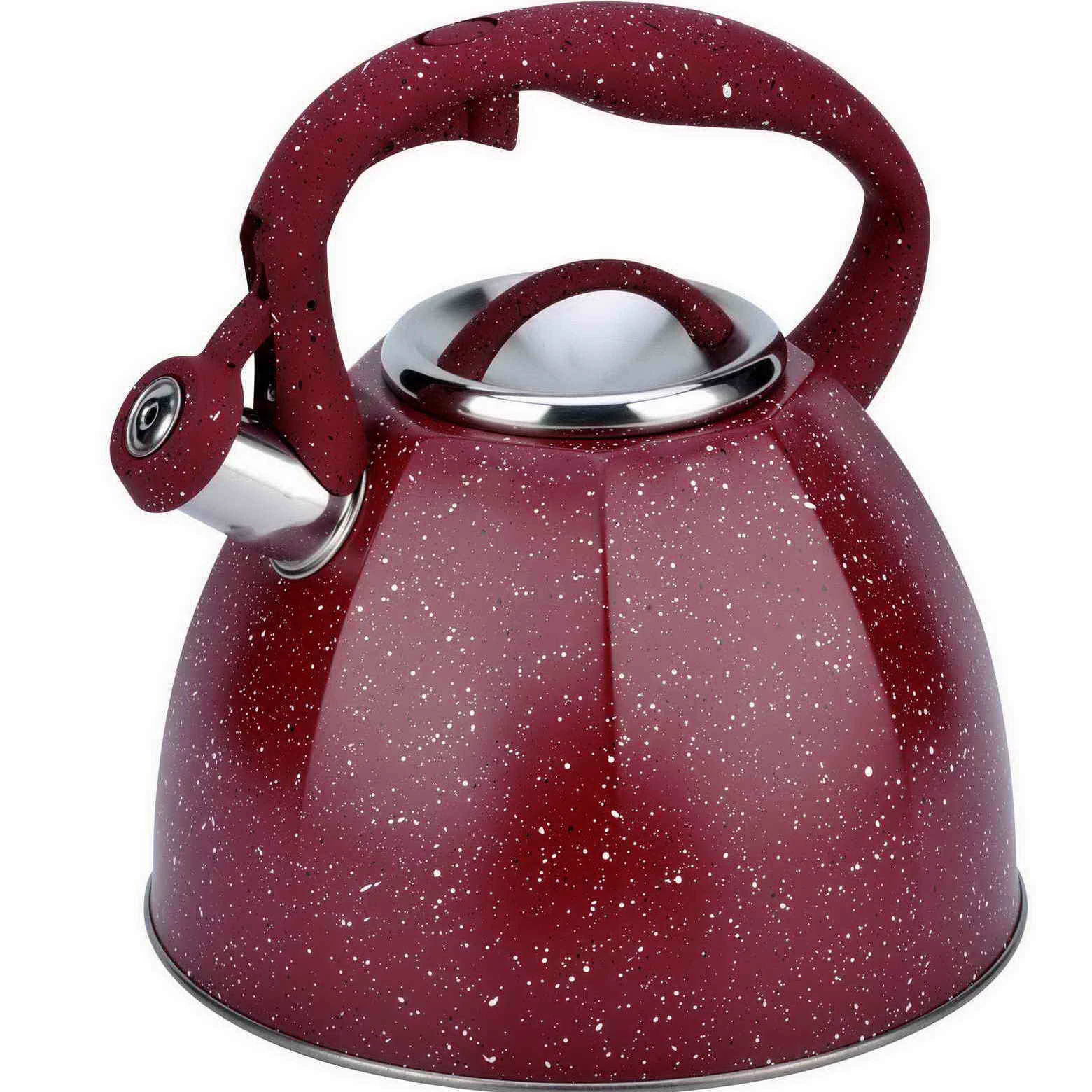 Capacious high quality electromagnetic teapot stainless steel