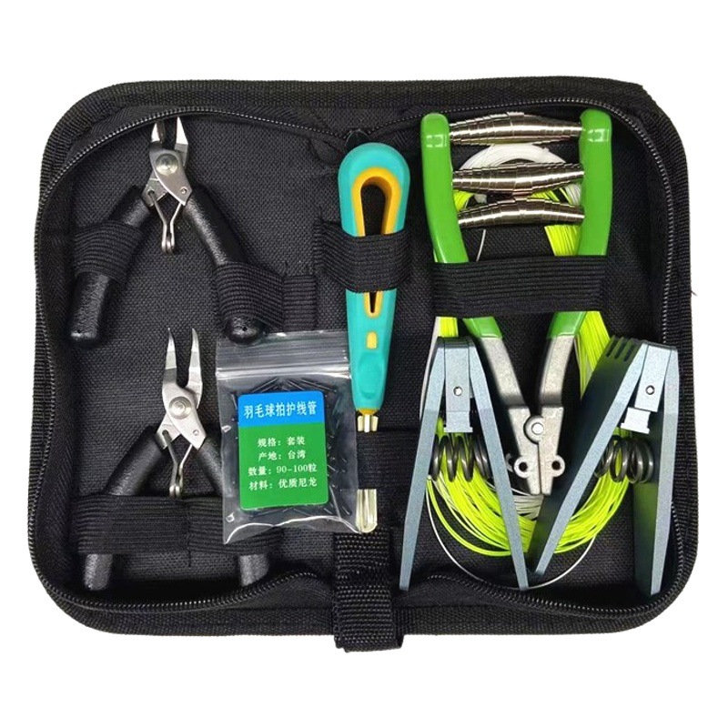 Raqueta de bádminton manual de enhebrado Cable de apriete fijo clip de mosca clip de inicio herramienta de bricolaje traje de bricolaje