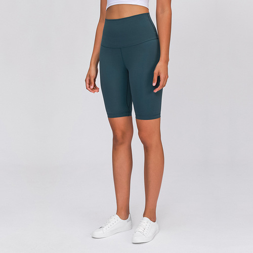 Dropshipping new style high-waisted yoga running pants, anti-exposure, butt lift, abdominal control, sports fitness mid-pants for women