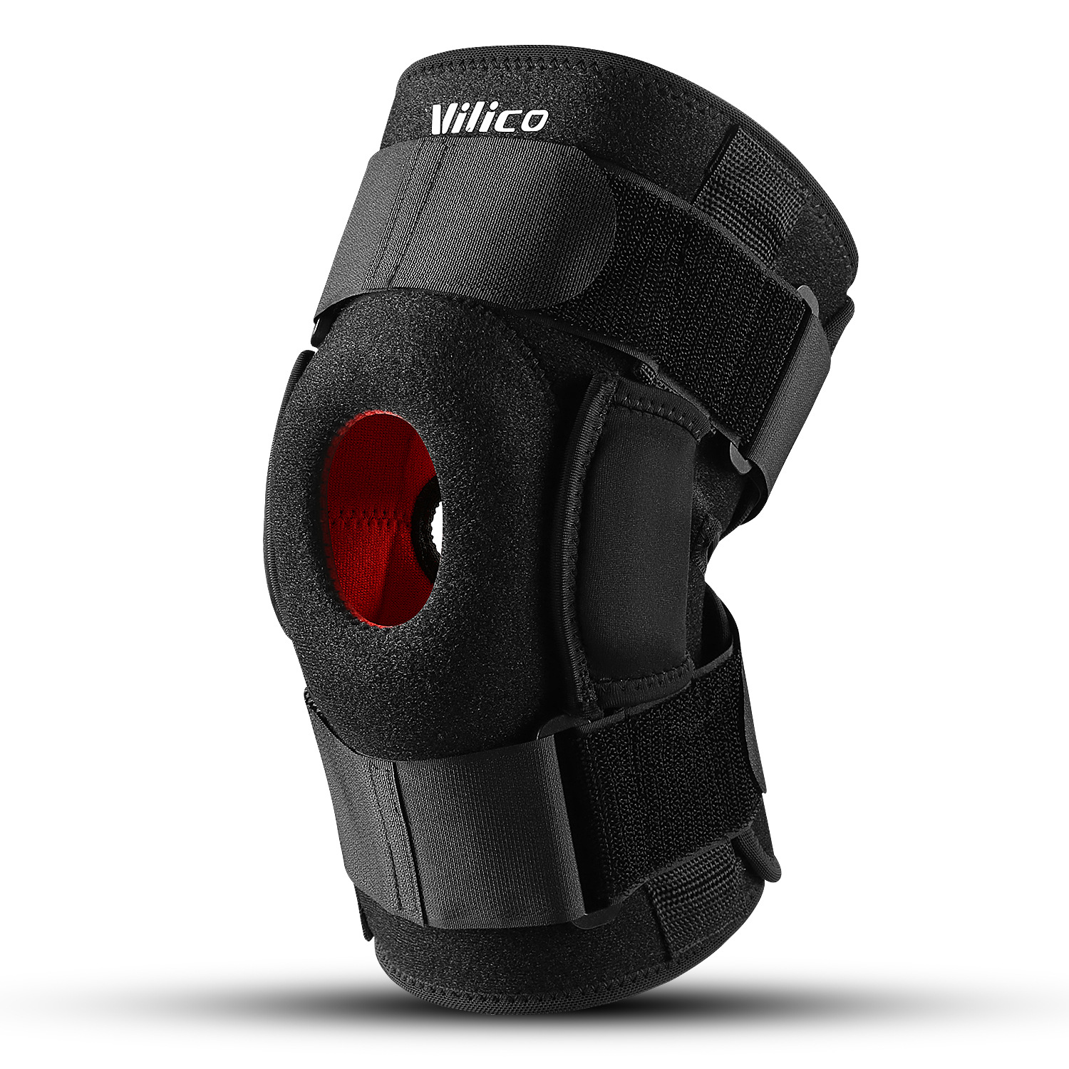rodilla deportiva para correr al aire libre ciclismo placa de aleación plegable soporte amortiguador presurizado menisco protector de rótula