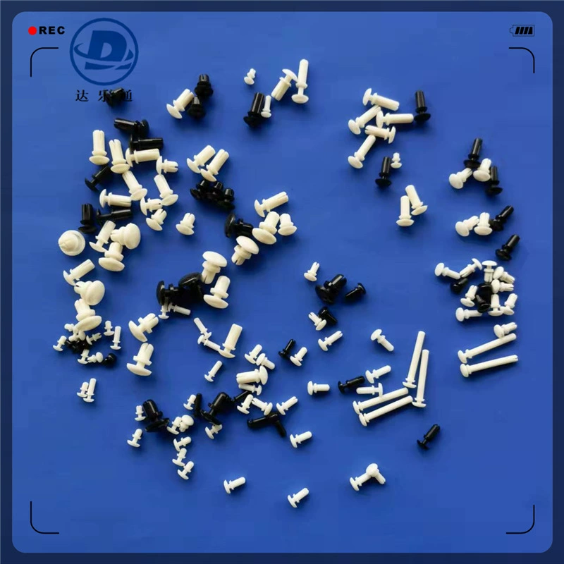 Фабрика прямой нейлон заклепки Пластиковые заклепки R-типа заклепки мать и ребенок заклепки Пластиковые заклепки черный и белый цвет в наличии