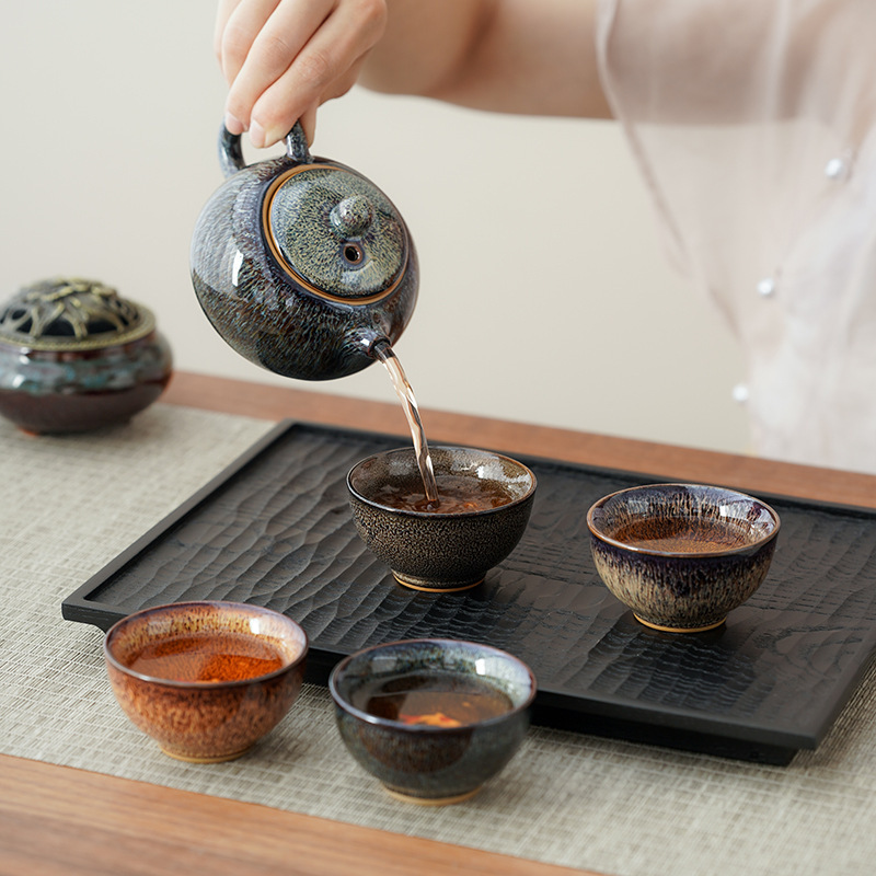 高級文化創造紫禁城カンフー茶セットティーカップギフトボックスセット高齢者や教師へのホリデービジネスギフトとして|undefined