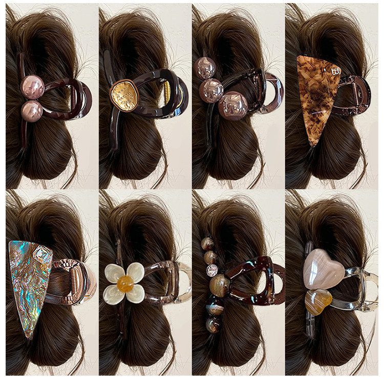 2026 elegante Haarklammer für Frauen, großes Volumen, Haarnadel für den Hinterkopf, mittlere Haarklemme Haiformat, Haarklemme