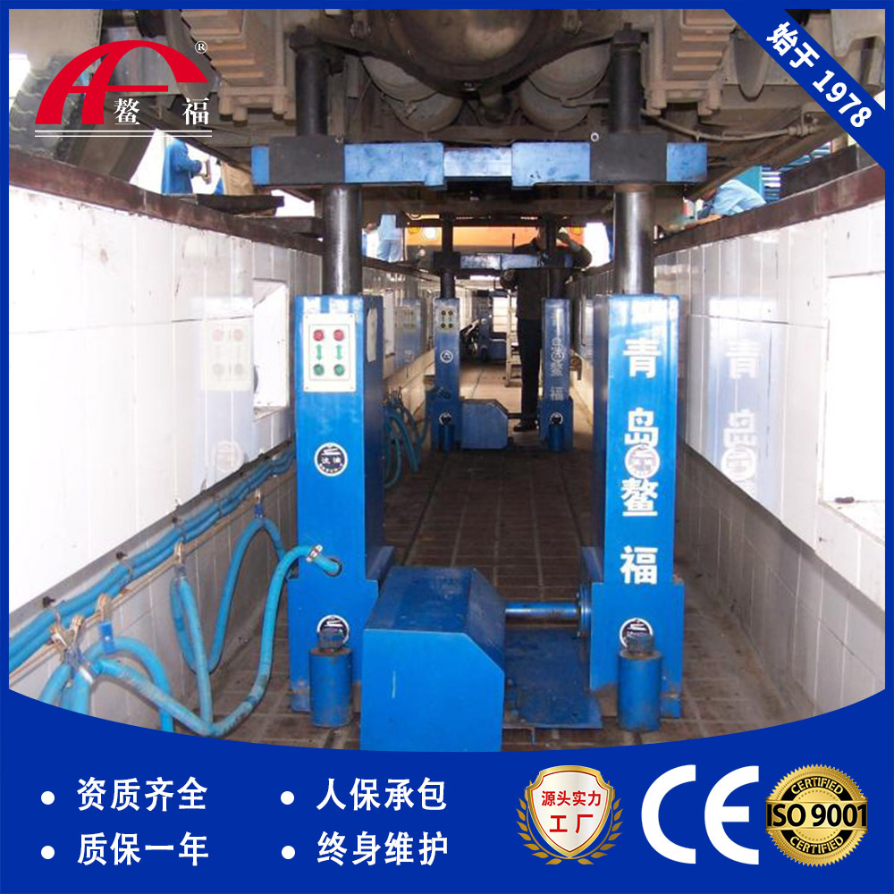 鳌福大车四柱轨道式地沟举升机QJJ30-4A汽车维修保养电动机械式举