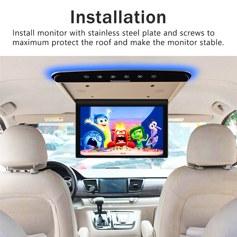 13.3inch General Purpose Business Car Bus Car Tv Monitor Ips High Brightness Screen Mp5 Player with HDMI