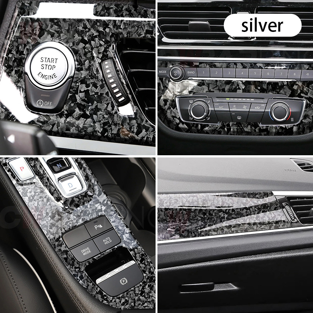 Pet Forged Carbon Fiber Car Wrap Film, Color Changing Film, Glossy and Matte Interior, Rearview Mirror, Motorcycle Trunk Sticker