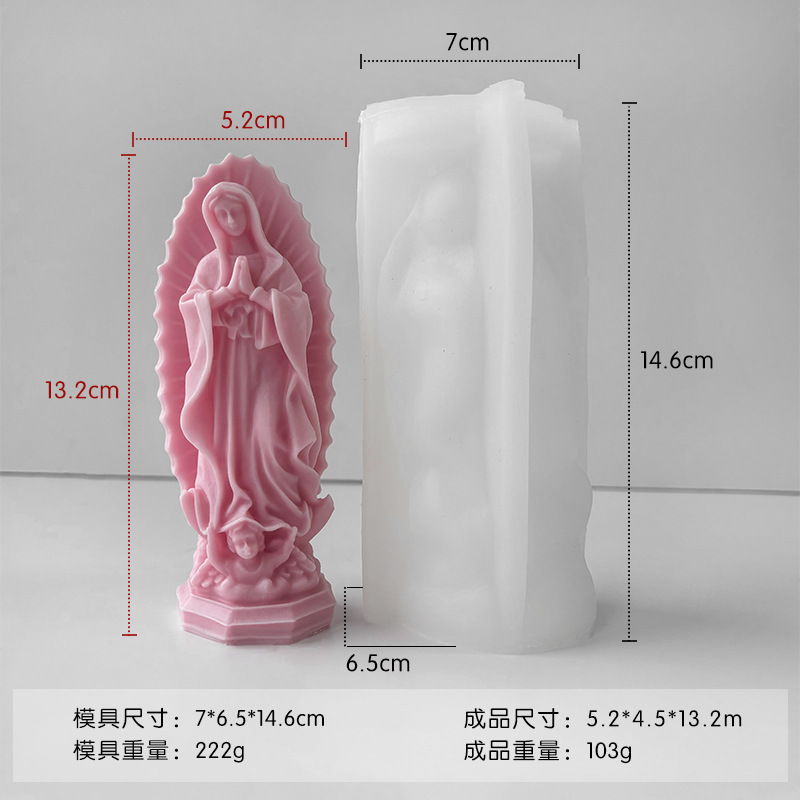 Dioses transfronterizos Velas de aromaterapia Molde de silicona Diy Retrato humano Epoxed Gesto Ampliación Piedra de incienso Adornos Abrasivos