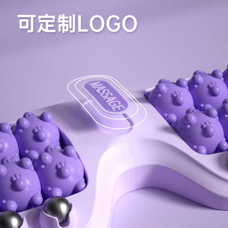 Masajeador de pies explosivo transfronterizo, patas de gato, pedicura, cuidado de la salud, estimulación de puntos de acupuntura, rodillo magnético, artefacto de presión de pie