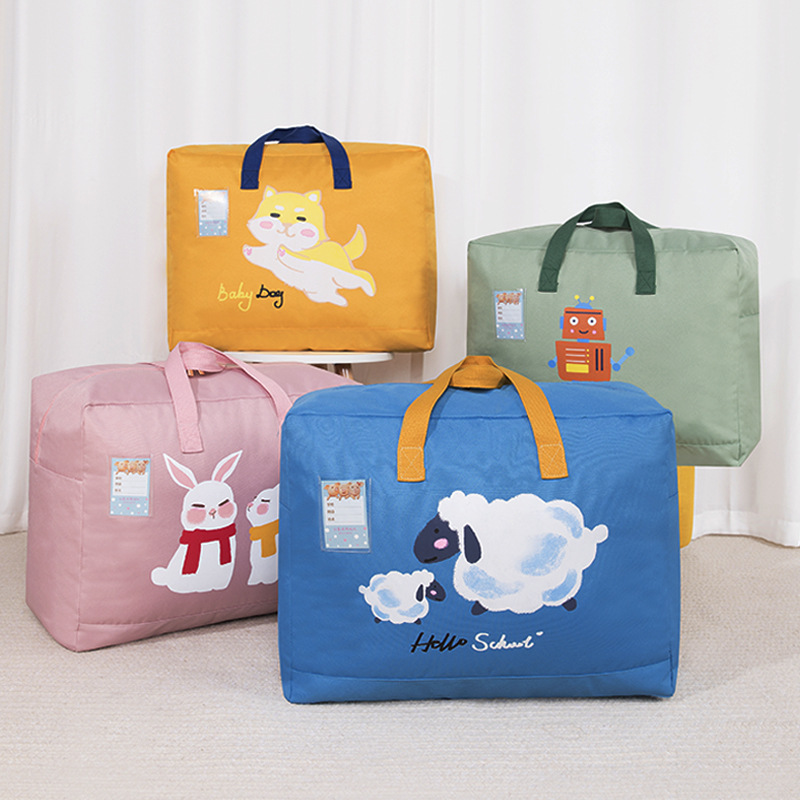 kindergarten Cartoon Quilts bags clothes household Move Storage bag capacity luggage portable Moisture-proof Storage bag