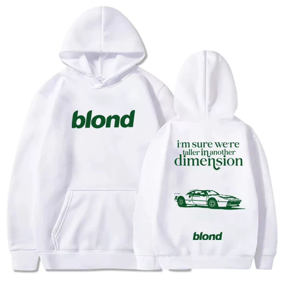 Худи с принтом Frank Ocean "Blonde" / "White Ferrari"