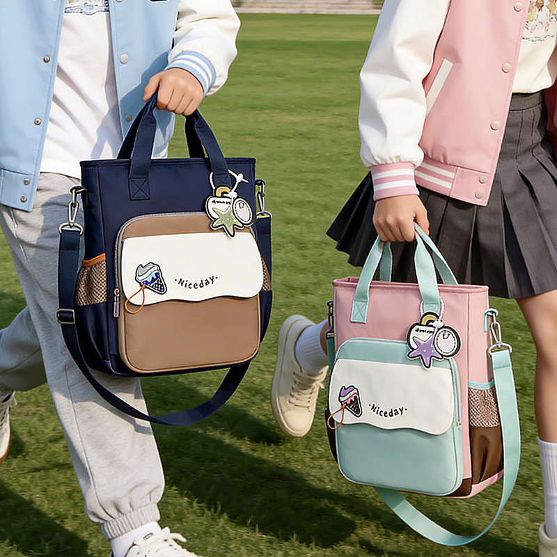 Cross-Border Schoolbag for Primary School Students, Thickened Weight-Reducing Backpack, Lightweight Large-Capacity Tutoring Homework Tote Bag Cross-Border Schoolbag for Primary School Students, Thickened Weight-Reducing Backpack, Lightweight Large-Capacity Tutoring Homework Tote Bag