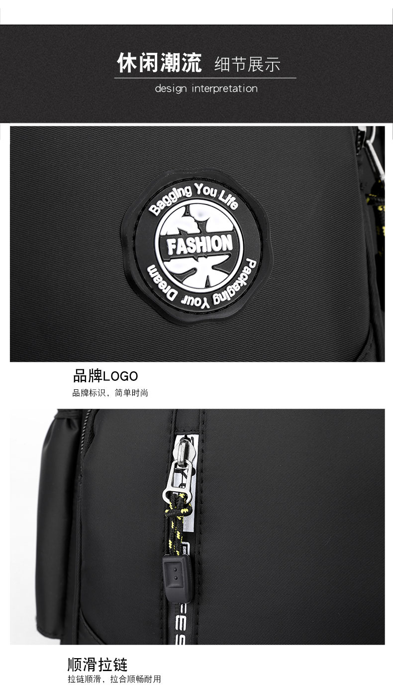 Wholesale of Korean men's simple and large-capacity briefcases, casual and versatile single-shoulder bags, travel and business crossbody men's bags undefined