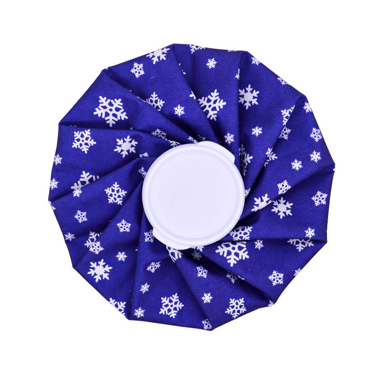 Fabricantes suministro de tela bolsa de hielo uso repetido plegable bolsa de hielo deportes de enfriamiento físico bolsa de hielo en stock al por mayor