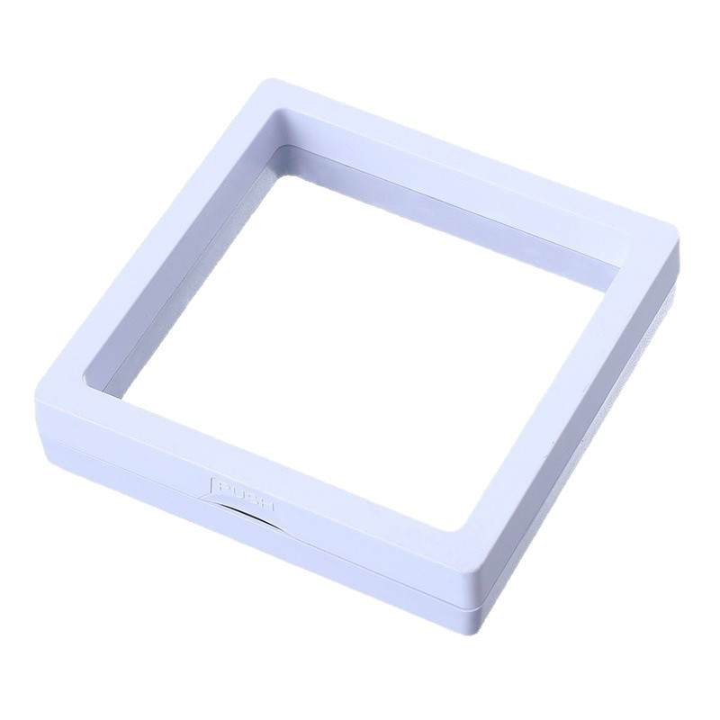 PE film jewelry box portable transparent anti-oxidation Jewelry earrings earrings necklace storage suspension packaging display box