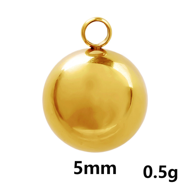 2g Weight Pendant Jewelry Making Type Diameter 10mm, Diameter 6 mm, Diameter 8mm Jewelry Making Size 18K Gold Plated Plating Material DIY Jewelry Accessories Classification 1 Piece Quantity 304 Stainless Steel Material Round Pattern Simple Style Style 1 Piece Diameter 10mm Diameter 6 Mm Diameter 8mm 304 Stainless Steel 18K Gold Plated Round Pendant 30