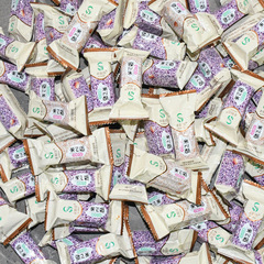 Fengyang Valley 8 pounds bulk rice crisp with black rice and peanut flavor, a popular online snack food for wholesale with one piece per order dispatch