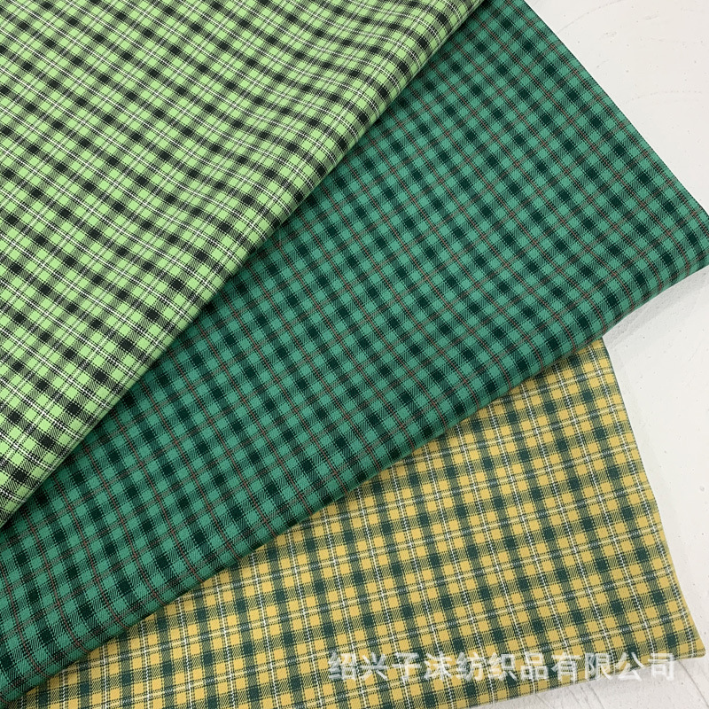 加色 9738#  Brandy格裙布料 小格子面料 格子布