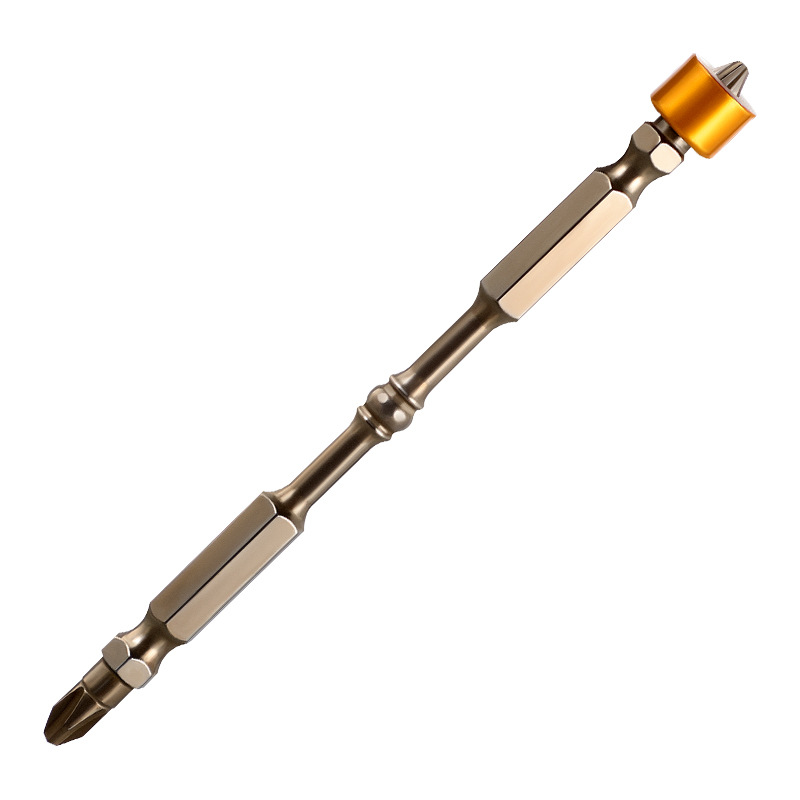 Set Nunchaku cabeza de tornillo de doble cabeza 65mm alta dureza fuerte magnético antideslizante super cabeza de diamante de pistola cruzada