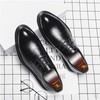 Footwear English style, breathable black trend classic suit for leisure, Korean style