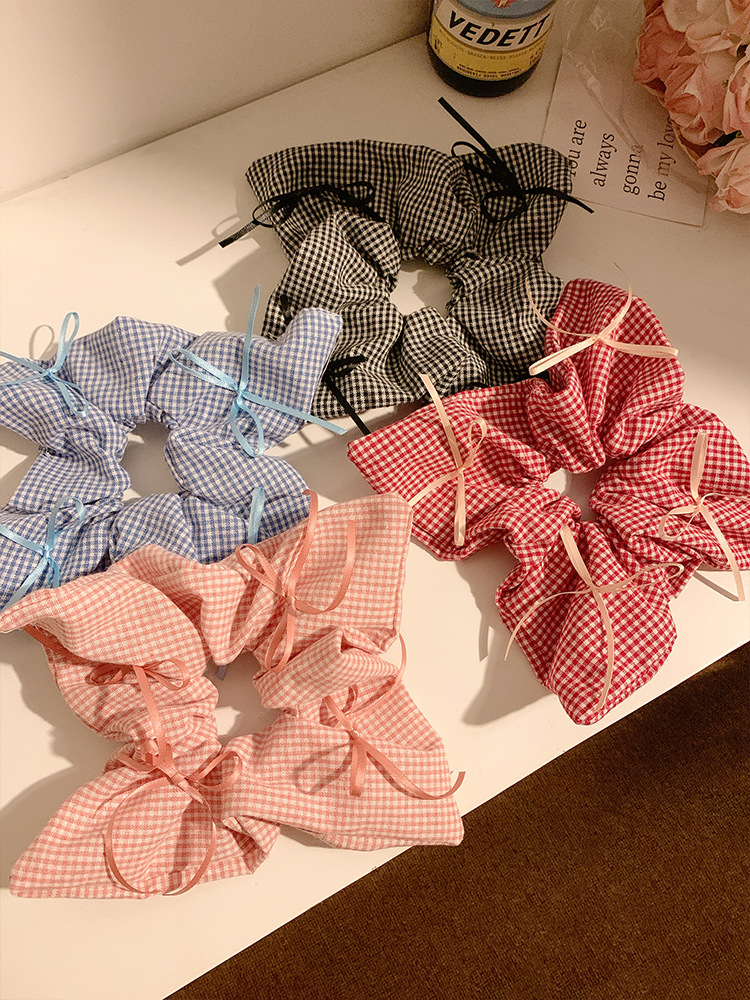 35g Weight Women's Sweet Bow Knot Polyester Hair Tie
