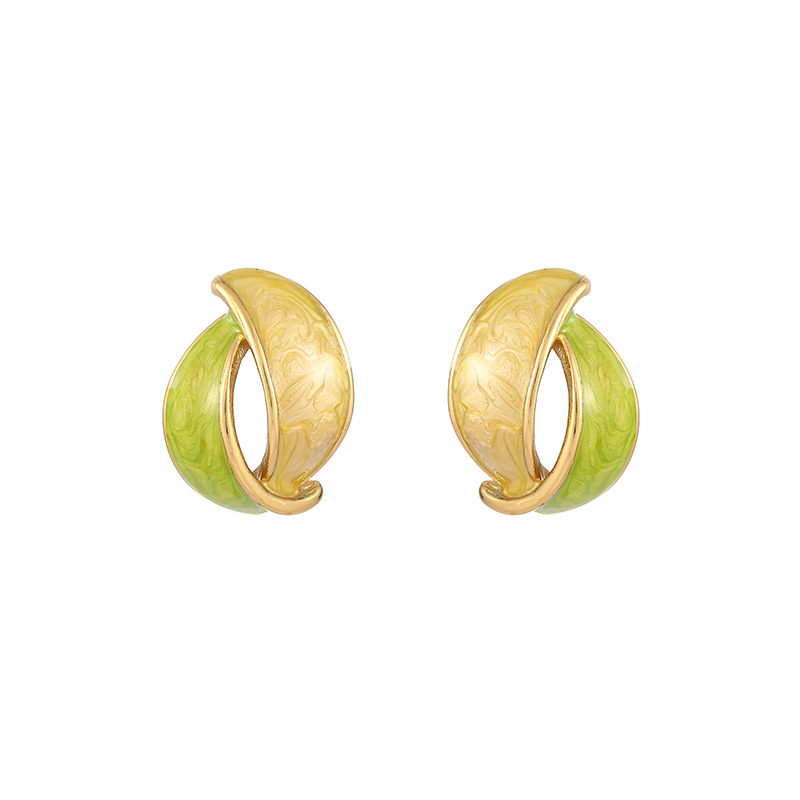 9g Weight Titanium Steel Ear Needle Material Earrings Classification 1 Pair Quantity Holiday, Daily Occasion Titanium Steel Material Geometric Pattern All Seasons Season Women's Gender Plating Design Vacation, Classic Style Style 1 Pair Vacation Classic Style Geometric Plating Titanium Steel Earrings 2