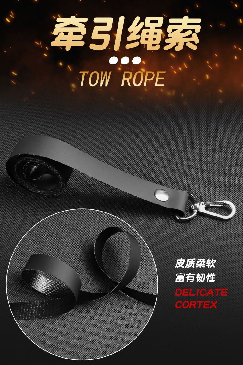 Adult Couple Binding Set with Nipple Clamps, Handcuffs and Low-Temperature Candle — detail image 23