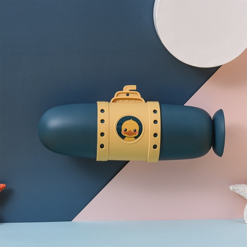 Submarine toothbrush box, travel toothbrush storage box, portable mouthwash cup, cute couple toothbrush set