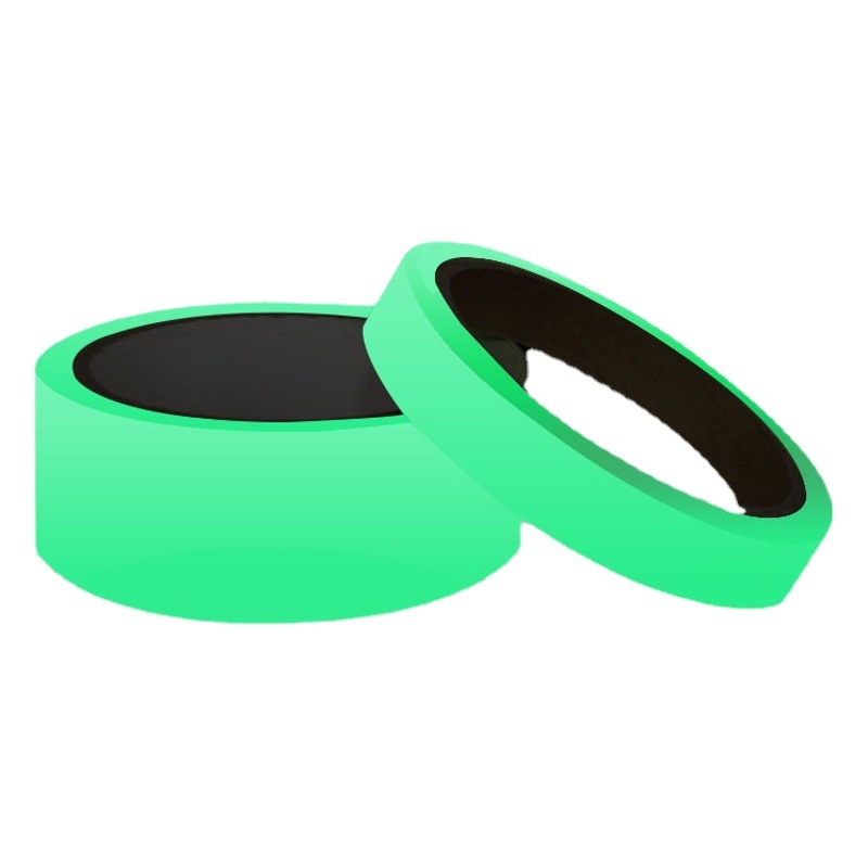 Cinta luminosa etiqueta fluorescente verde paso de escalera auto-luminosa etapa posicionamiento de advertencia cinta de identificación de etiqueta antideslizante