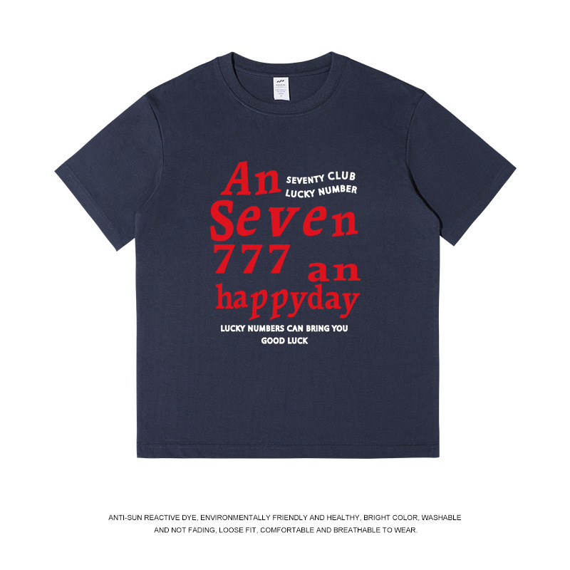 メンズ230gファッションカラフルプリントTシャツ男女兼用ラウンドネックゆったり半袖カジュアルティーンカップル向けトップス|undefined