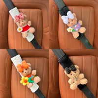Little Bear Автомобильный ремень безопасности чехол для плеч Advanced So Four Seasons Универсальный автомобильный ремни для украшения милой куклы