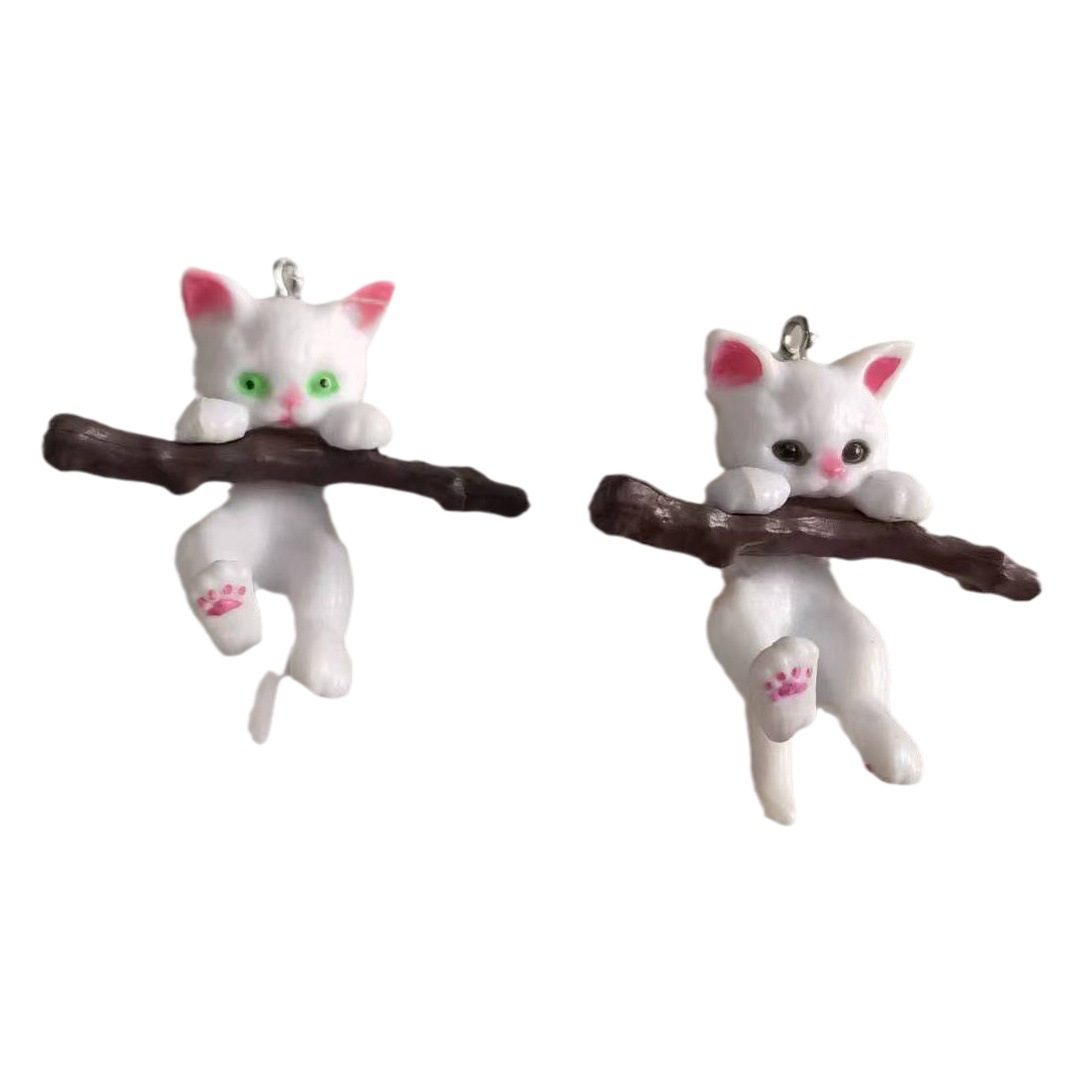 Tanque de peces decoración del paisaje decoración micro paisaje resina gato al por mayor acuario creativo suspendido bola rama gato al por mayor