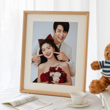 新款实木相框挂墙装饰照片海报儿童拼图4k8k装裱画框外框厂家直供