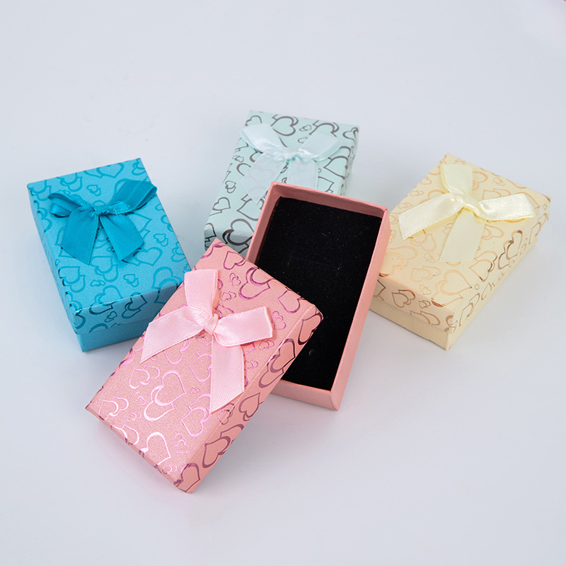 Caja de Regalo para Joyas con Tapa de Papel para Regalos de Cumpleaños