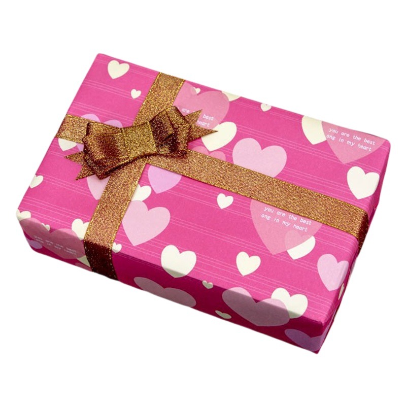 Nuevo Día de San Valentín qixi amor simple para enviar novia mamá regalo caja embalaje papel decoración material