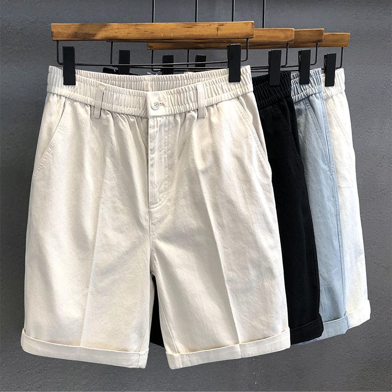 Plus Size Casual Shorts 300kg Capacity Men And Women Summer Style Five Point Pants Trendy Loose Fit Dress Pants_viptrois.com