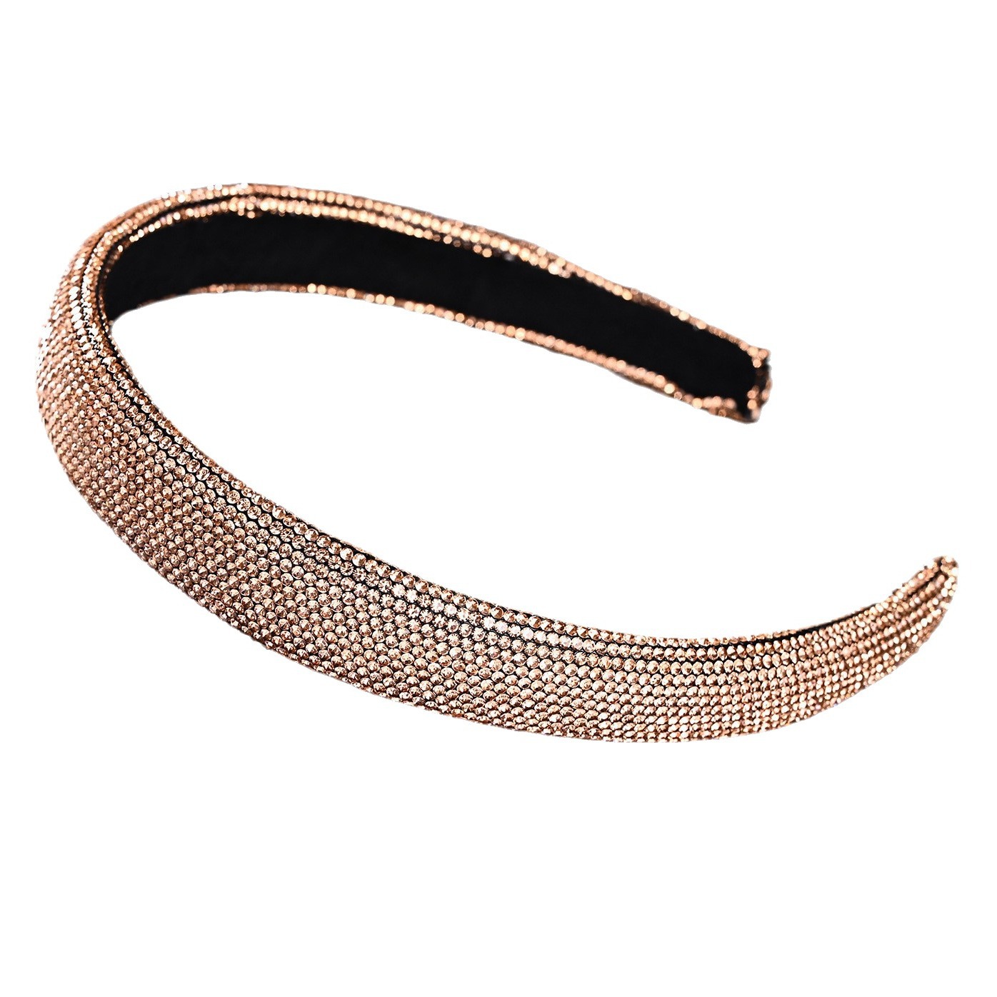 Nueva esponja de diamantes de imitación de diadema completa europea y americana transfronteriza con accesorios para el cabello de moda roja neta accesorios para el cabello de la banda para el cabello de las mujeres