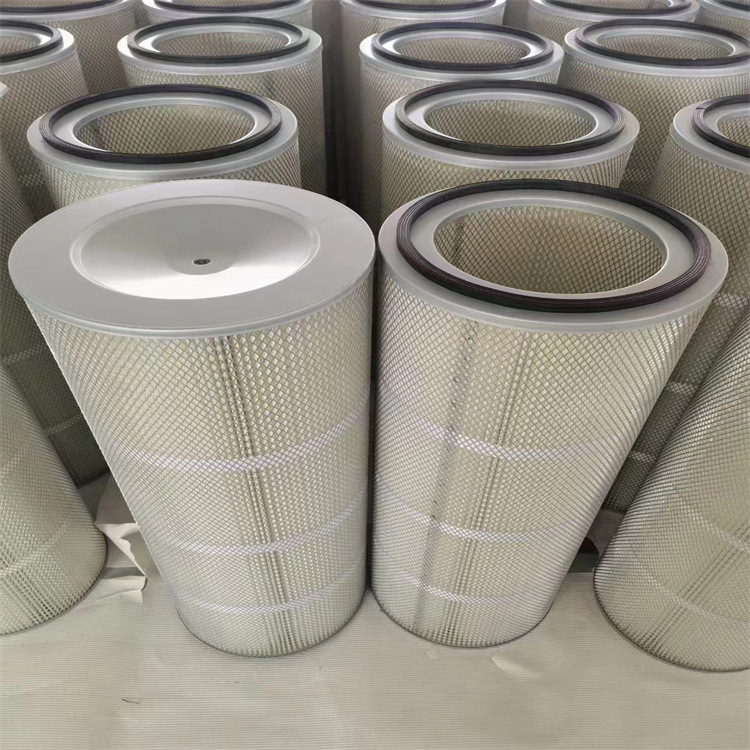 河北万泽厂家供应抛丸机用除尘滤筒 粉尘滤筒 抛丸机滤芯