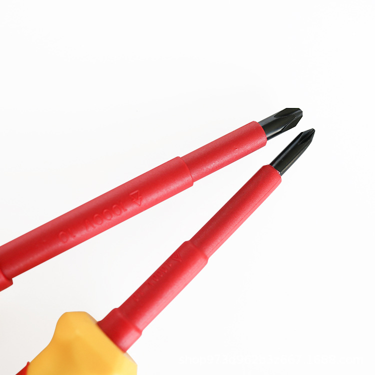 Reparación de automóviles para el hogar destornillador magnético de acero al cromo vanadio Juego de destornillador con aislamiento VDE