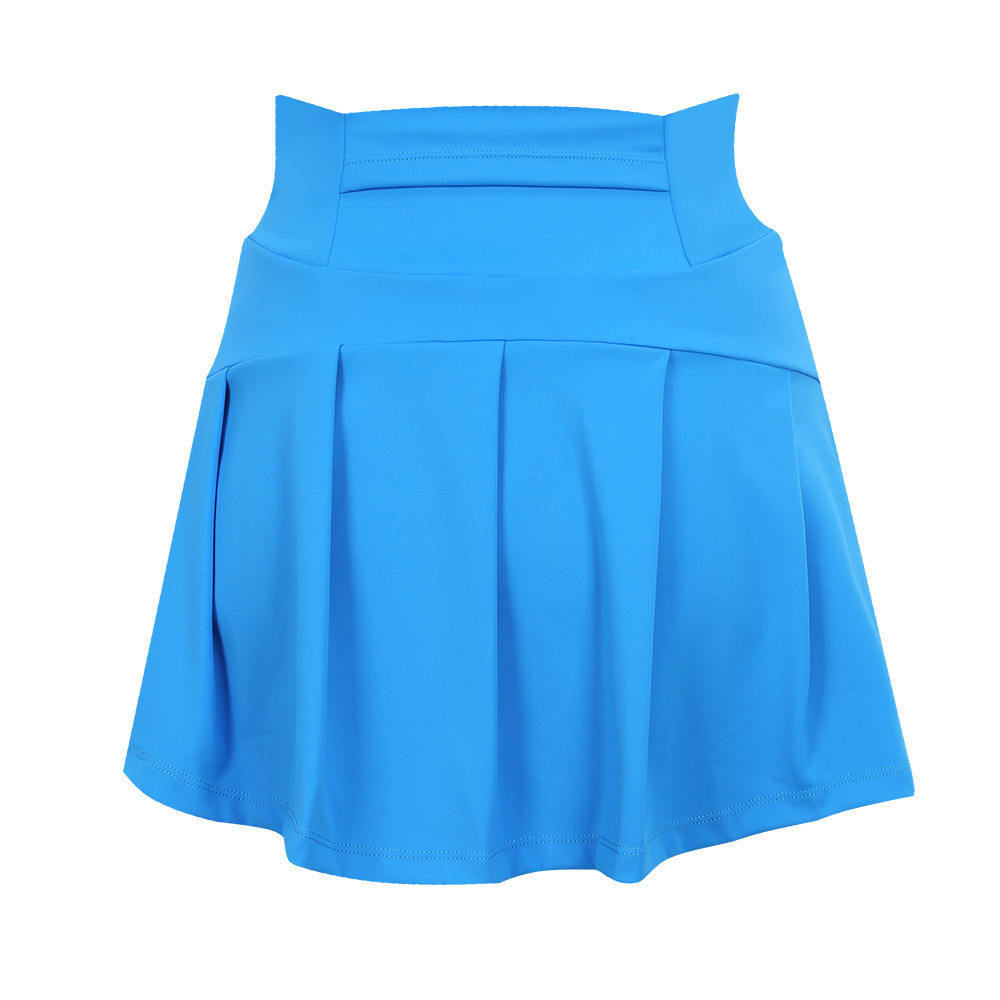 Falda de tenis de nailon estilo Lulu, de alta elasticidad, de seda helada, fina, transpirable, antiexposición, para yoga y deportes, para mujer.