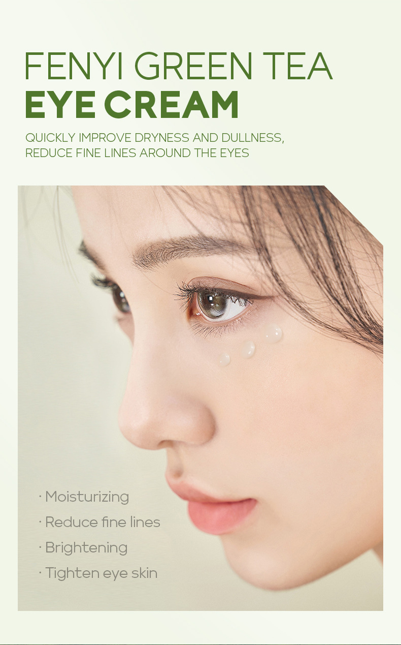FENYI Green Tea Eye Cream 30g hydrates and moisturizes the eye skin. Cross-border manufacturer wholesale in stock undefined