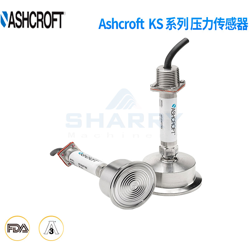 雅斯科ASHCROFTKS卫生型压力变送器隔膜传感器精度压力表可调