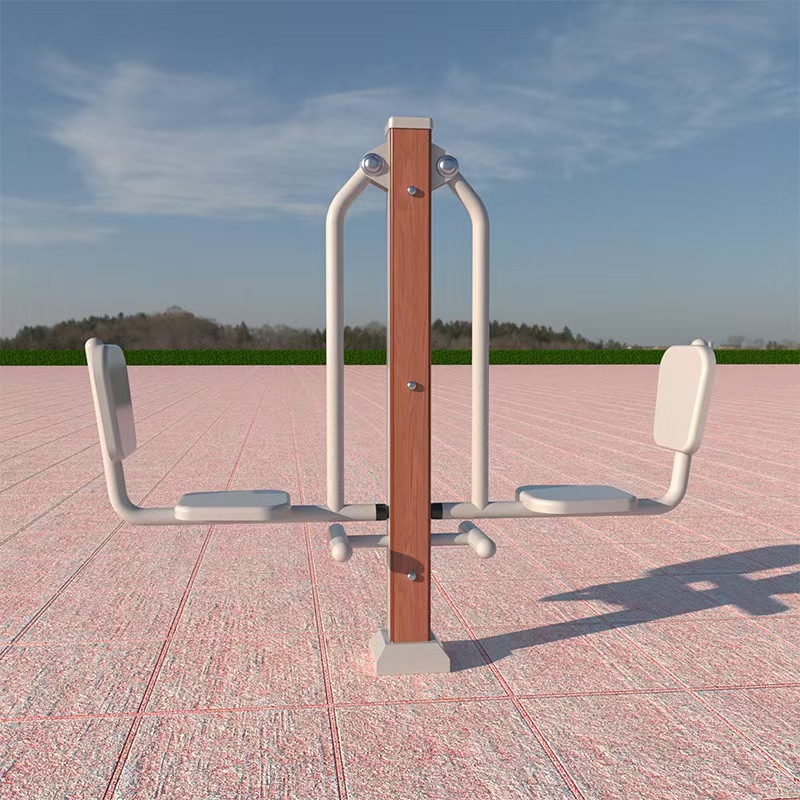 Nuevo estándar nacional al aire libre equipo de acondicionamiento físico de plástico y madera camino de acondicionamiento físico multifuncional integrado equipo de acondicionamiento físico de ancianos equipo de entrenamiento