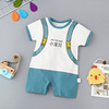 Summer children's cotton thin bodysuit, overall, pijama for new born, factory direct supply