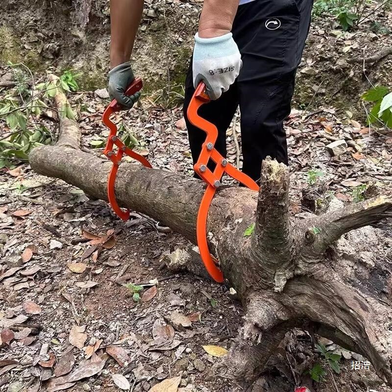 Multifunctional Loading and Unloading Hook, Lifting Hook, Towing Hook, Lifting Hook, Wood Grabber, Round Wood Clamp, Handling Steel Pliers