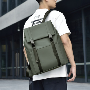 Cross-border Supply Casual Laptop Bag Backpack Fashionable Simple Men's Business Travel Commuter Backpack