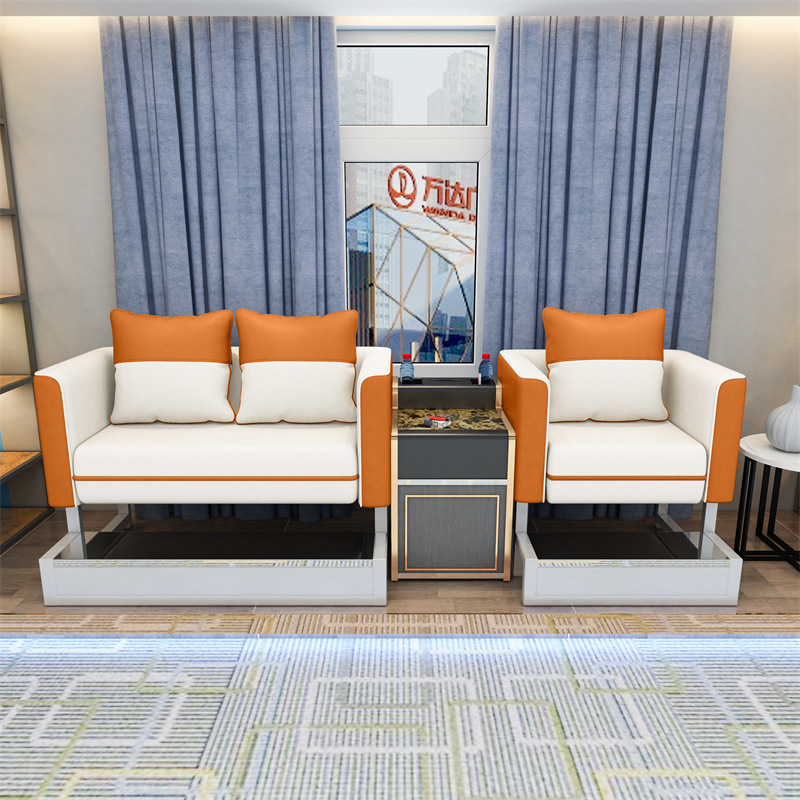 진저 H-3인-베이지/오렌지